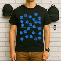 Pickleball Blue Camouflage Shirt T-Shirt