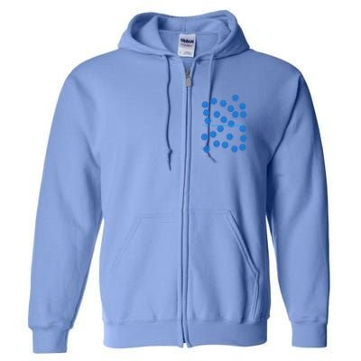 Pickleball Blue Camouflage Shirt Full Zip Hoodie