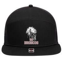 Palm Beach Central Broncos Rising Helmet Go 7 Panel Mesh Trucker Snapback Hat