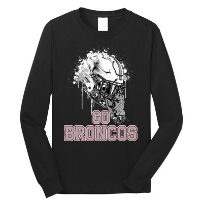 Palm Beach Central Broncos Rising Helmet Go Long Sleeve Shirt