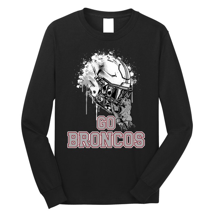 Palm Beach Central Broncos Rising Helmet Go Long Sleeve Shirt