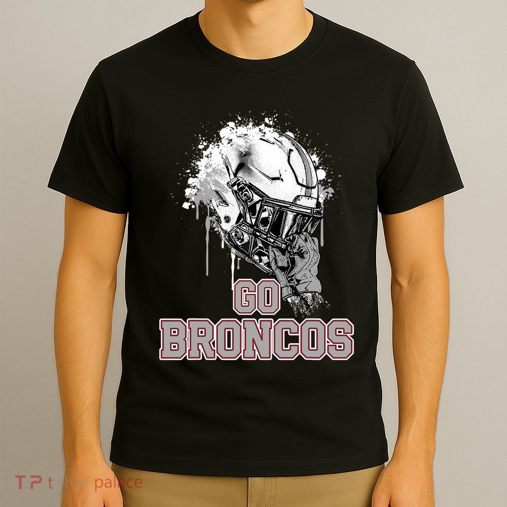 Palm Beach Central Broncos Rising Helmet Go T-Shirt