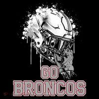 Palm Beach Central Broncos Rising Helmet Go Tall T-Shirt