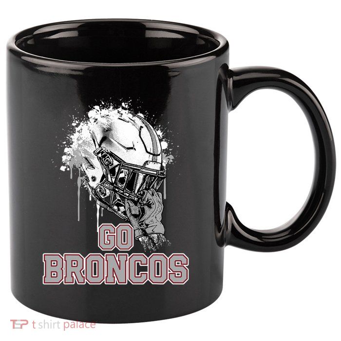 Palm Beach Central Broncos Rising Helmet Go 11oz C Handle Ceramic Mug