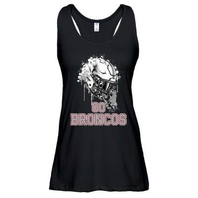 Palm Beach Central Broncos Rising Helmet Go Ladies Essential Flowy Tank