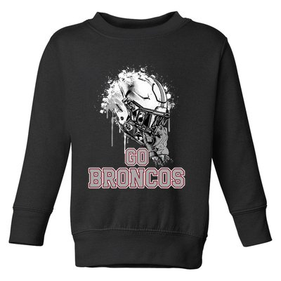 Palm Beach Central Broncos Rising Helmet Go Toddler Sweatshirt