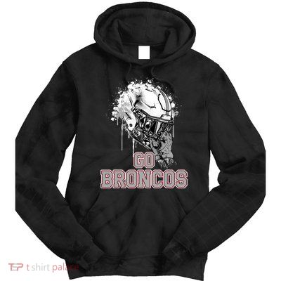 Palm Beach Central Broncos Rising Helmet Go Tie Dye Hoodie