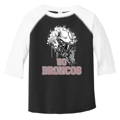 Palm Beach Central Broncos Rising Helmet Go Toddler Fine Jersey T-Shirt