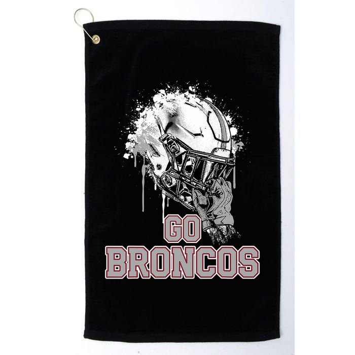 Palm Beach Central Broncos Rising Helmet Go Golf Towel