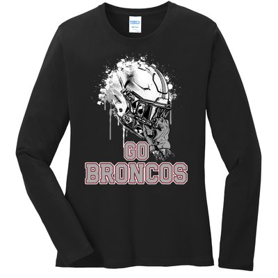 Palm Beach Central Broncos Rising Helmet Go Ladies Long Sleeve Shirt