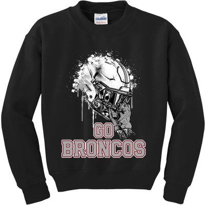 Palm Beach Central Broncos Rising Helmet Go Kids Sweatshirt