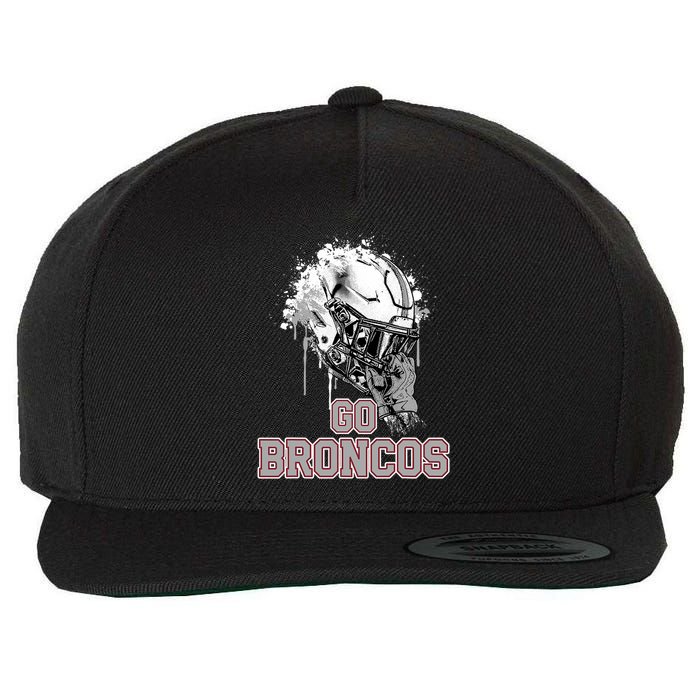 Palm Beach Central Broncos Rising Helmet Go Wool Snapback Cap