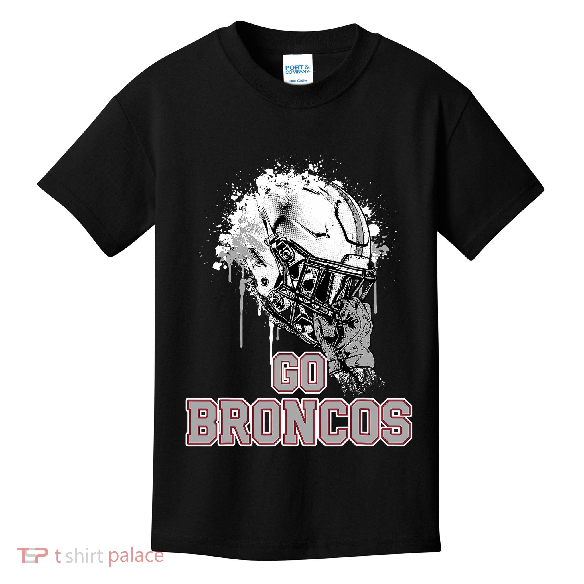 Palm Beach Central Broncos Rising Helmet Go Kids T-Shirt