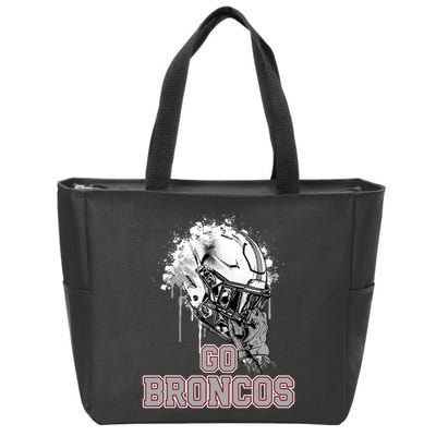 Palm Beach Central Broncos Rising Helmet Go Zip Tote Bag