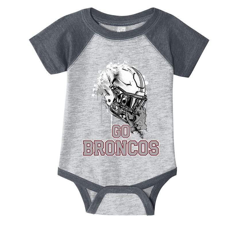 Palm Beach Central Broncos Rising Helmet Go Infant Baby Jersey Bodysuit