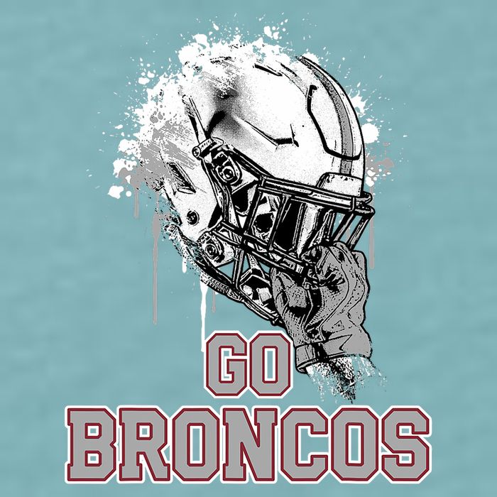 Palm Beach Central Broncos Rising Helmet Go Sueded Cloud Jersey T-Shirt