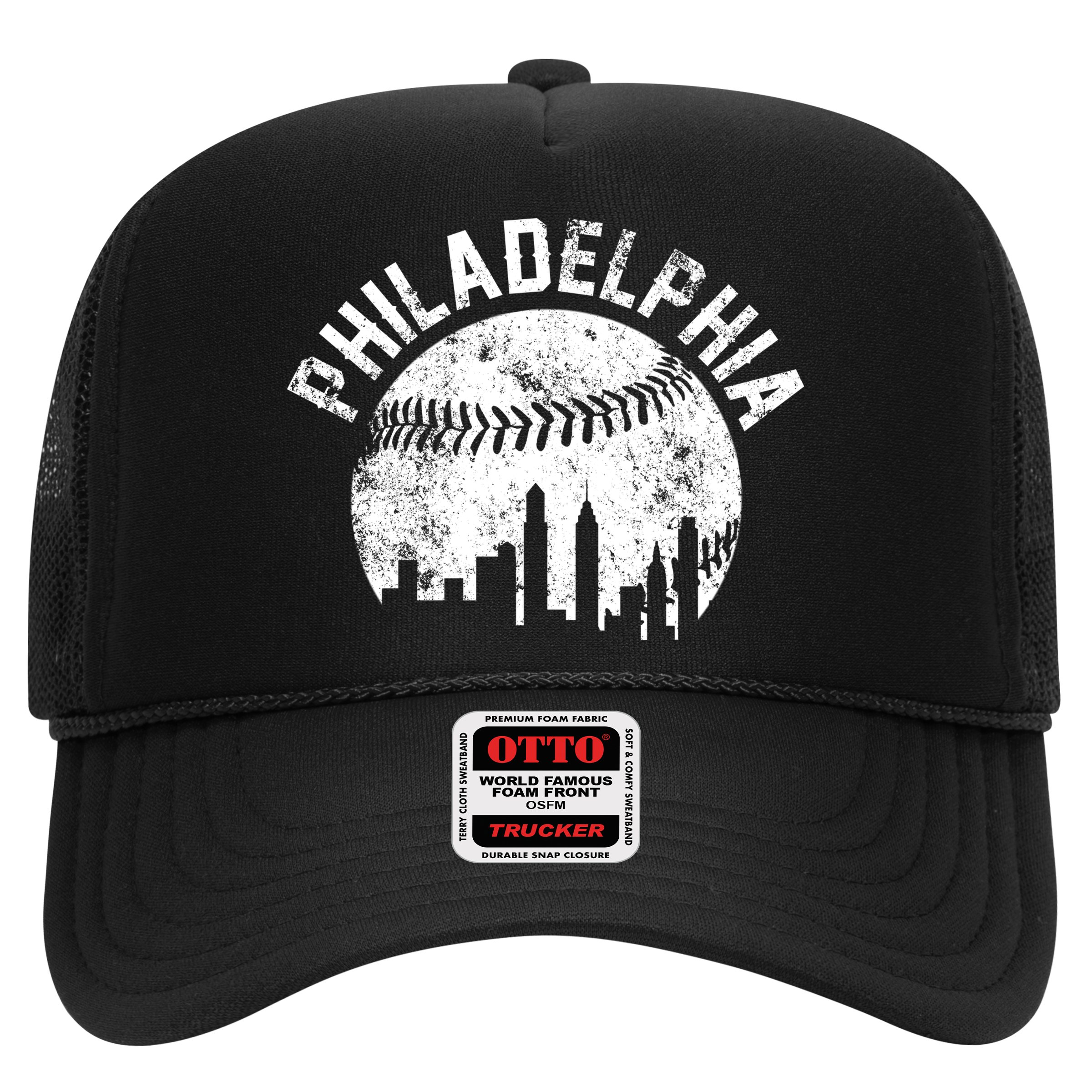 Philadelphia Baseball City Skyline Vintage Hat