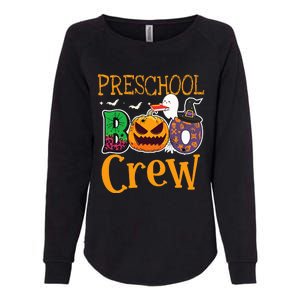 Preschool Boo Crew PreK Teachers Students Halloween Womens California Wash Sweatshirt