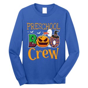 Preschool Boo Crew PreK Teachers Students Halloween Long Sleeve Shirt