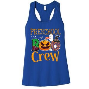 Preschool Boo Crew PreK Teachers Students Halloween Women's Racerback Tank