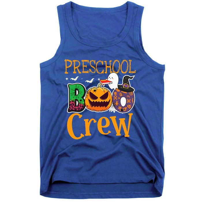 Preschool Boo Crew PreK Teachers Students Halloween Tank Top