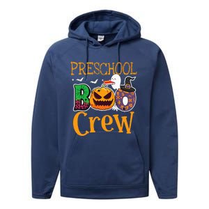 Preschool Boo Crew PreK Teachers Students Halloween Performance Fleece Hoodie