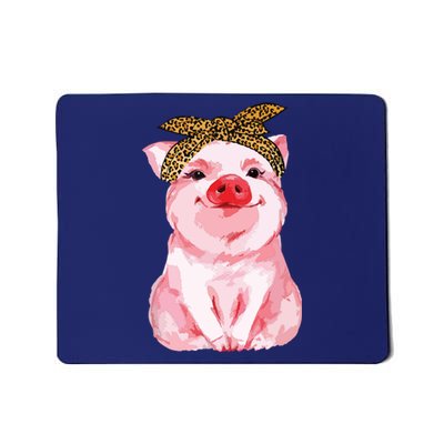 Pig Bandana Cute For Girl And Women Gift Awesome Mousepad