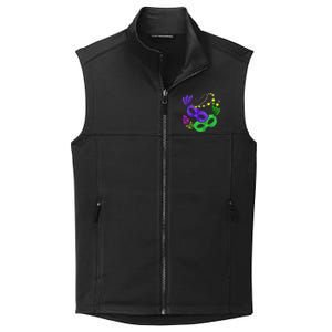 Parade Beads Carnival Masquerade Gift Mardi Gras Collective Smooth Fleece Vest