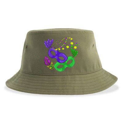 Parade Beads Carnival Masquerade Gift Mardi Gras Sustainable Bucket Hat