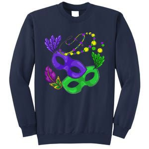 Parade Beads Carnival Masquerade Gift Mardi Gras Sweatshirt