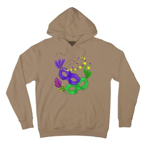 Parade Beads Carnival Masquerade Gift Mardi Gras Hoodie