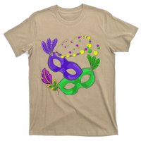 Parade Beads Carnival Masquerade Gift Mardi Gras T-Shirt