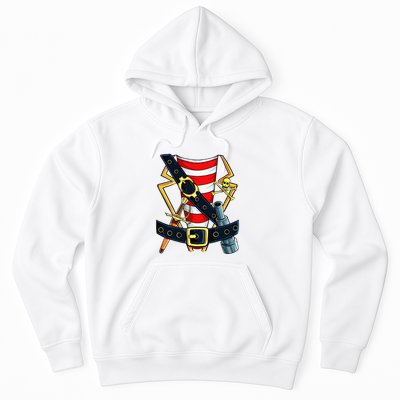 Pirate Buccaneer Costume Funny Halloween Novelty Hoodie