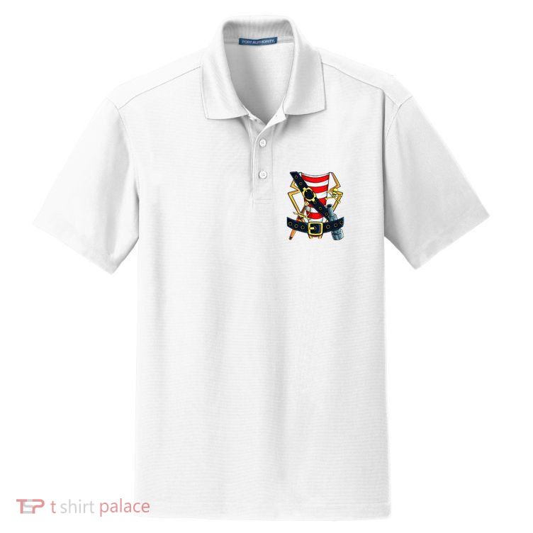 Pirate Buccaneer Costume Funny Halloween Novelty Dry Zone Grid Polo