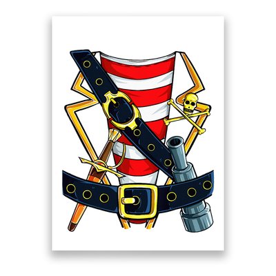 Pirate Buccaneer Costume Funny Halloween Novelty Poster