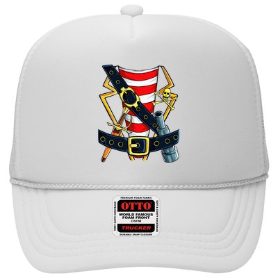 Pirate Buccaneer Costume Funny Halloween Novelty Trucker Hat