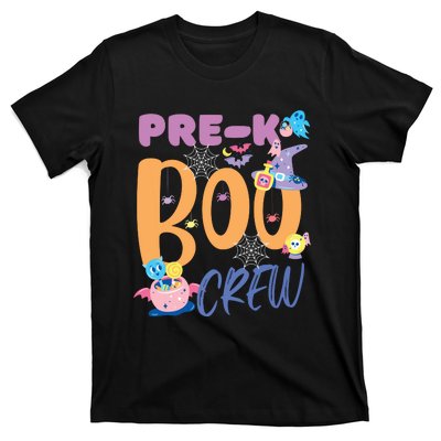 PreK Boo Crew Teacher Students Halloween Costume Party Team T-Shirt