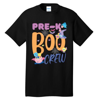 PreK Boo Crew Teacher Students Halloween Costume Party Team Tall T-Shirt