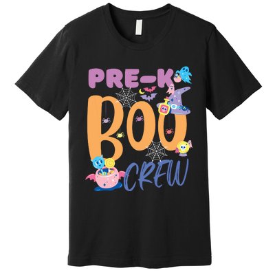 PreK Boo Crew Teacher Students Halloween Costume Party Team Premium T-Shirt