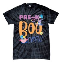 PreK Boo Crew Teacher Students Halloween Costume Party Team Tie-Dye T-Shirt