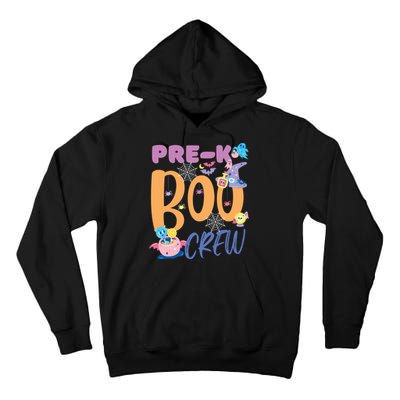 PreK Boo Crew Teacher Students Halloween Costume Party Team Tall Hoodie