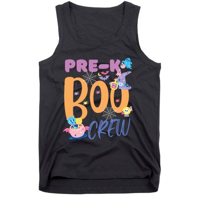 PreK Boo Crew Teacher Students Halloween Costume Party Team Tank Top