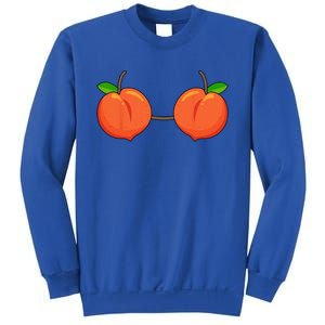 Peach Bra Costume Cute Easy Fruits Halloween Gift Sweatshirt