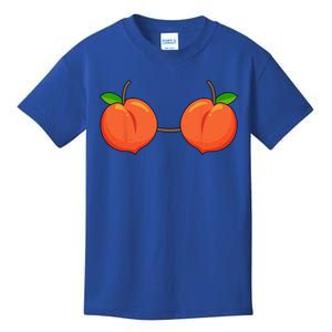 Peach Bra Costume Cute Easy Fruits Halloween Gift Kids T-Shirt