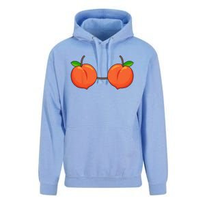 Peach Bra Costume Cute Easy Fruits Halloween Gift Unisex Surf Hoodie