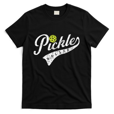 Pickle Baller Cool Paddle Sports Pickleball Lover Vintage T-Shirt