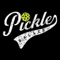 Pickle Baller Cool Paddle Sports Pickleball Lover Vintage Flatbill Hat