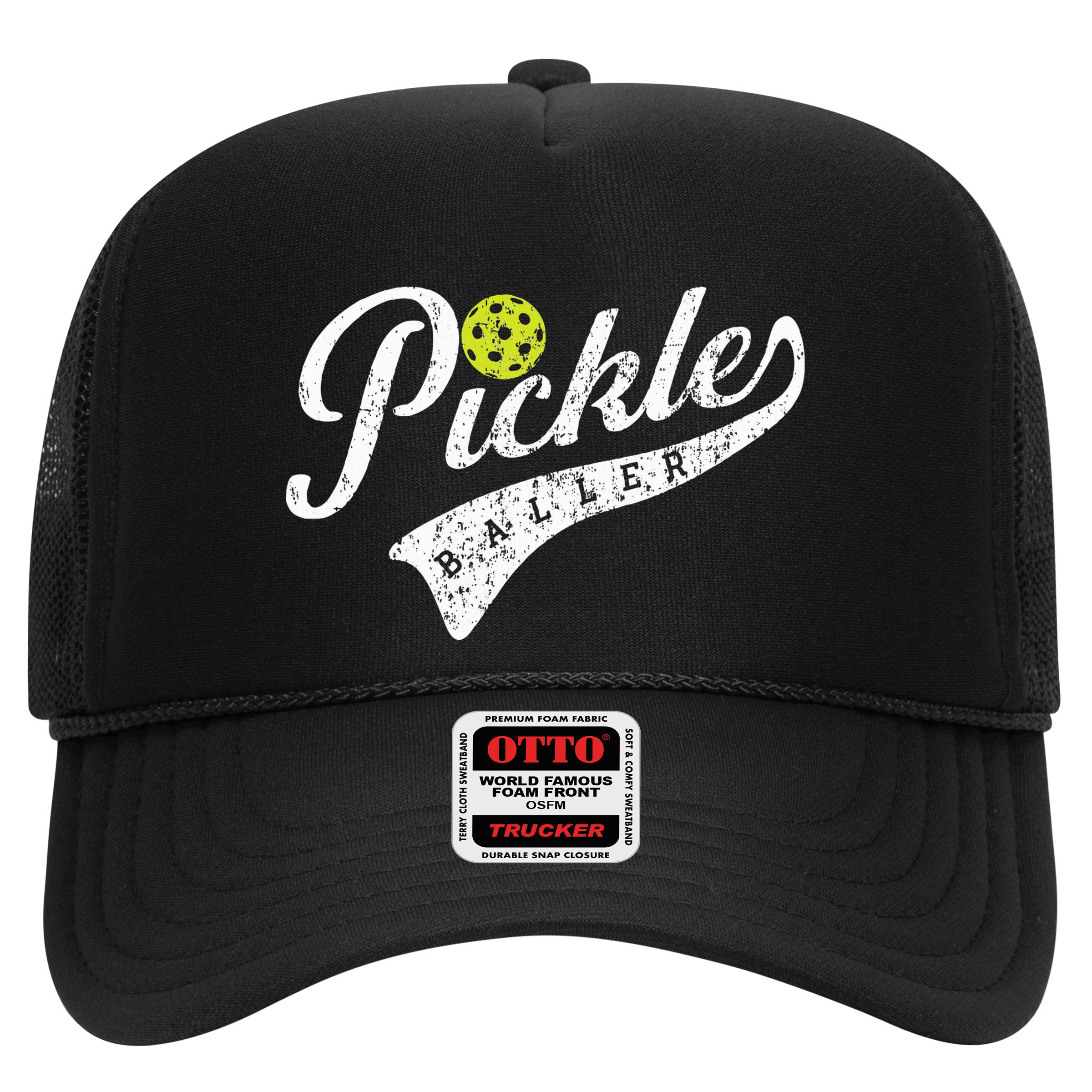 Pickle Baller Cool Paddle Sports Pickleball Lover Vintage Hat