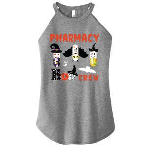 Pharmacy Boo Crew Pills Pharmacist Spooky Halloween Costume Women's Perfect Tri Rocker Tank