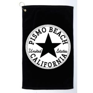 Pismo Beach California Usa Unites States Surfer Funny Gift Platinum Collection Golf Towel